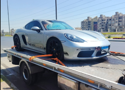 ونش إنقاذ سيارات على طريق الساحل الشمالي